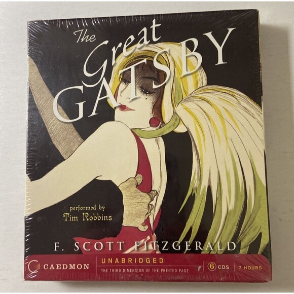 The Great Gatsby F  Scott Fitzgerald  2002 Audiobook Performed By Tim Robbins - Picture 1 of 2